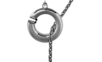 ULTRA anchor ring made from stainless steel with anchor chain
