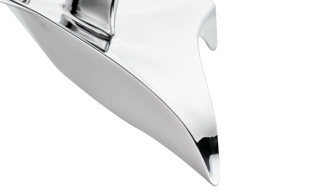 polished stainless steel ULTRA Anchor for secure marine anchoring