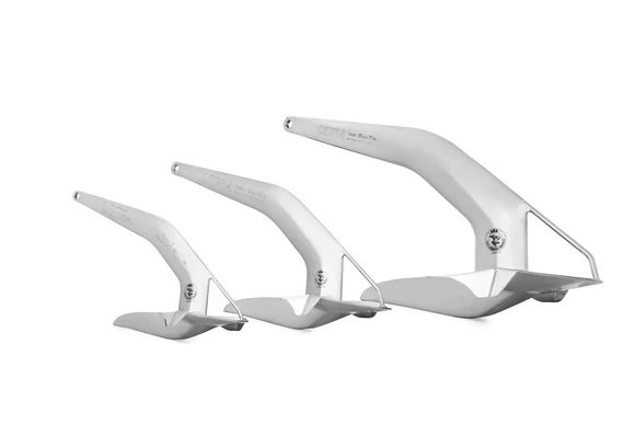 side view on three ULTRA Anchors with different sizes